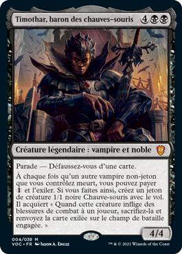 Timothar, baron des chauves-souris - Innistrad : noce écarlate Commander