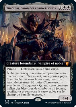 Timothar, baron des chauves-souris - Innistrad : noce écarlate Commander