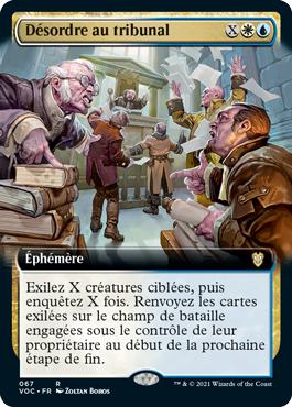 Désordre au tribunal - Innistrad : noce écarlate Commander