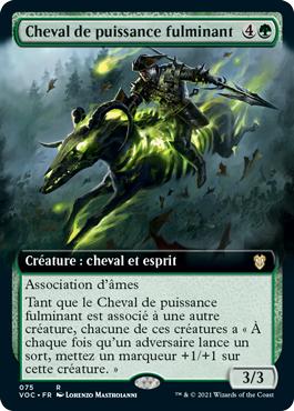 Cheval de puissance fulminant - Innistrad : noce écarlate Commander