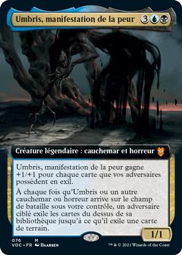 Umbris, manifestation de la peur - Innistrad : noce écarlate Commander