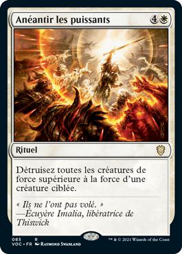 Anéantir les puissants - Innistrad : noce écarlate Commander