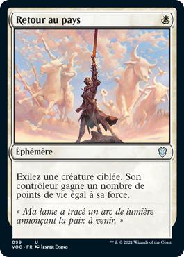 Retour au pays - Innistrad : noce écarlate Commander