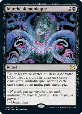 Marché démoniaque - Innistrad : noce écarlate