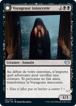 Voyageuse innocente -> Envahisseuse malveillante - Innistrad : noce écarlate