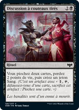 Discussion à couteaux tirés - Innistrad : noce écarlate