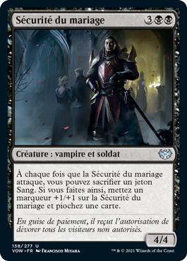 Sécurité du mariage - Innistrad : noce écarlate