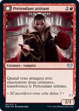 Prétendant attirant -> Danseur mortel - Innistrad : noce écarlate