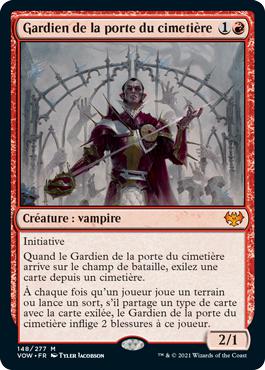 Gardien de la porte du cimetière - Innistrad : noce écarlate