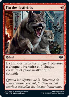 Fin des festivités - Innistrad : noce écarlate