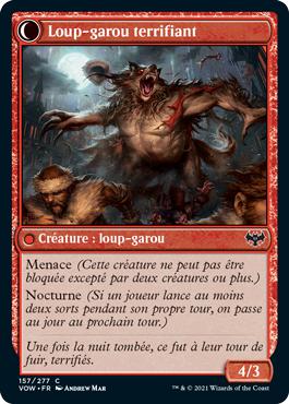 Loup-garou terrifiant - Innistrad : noce écarlate