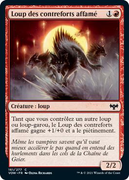 Loup des contreforts affamé - Innistrad : noce écarlate