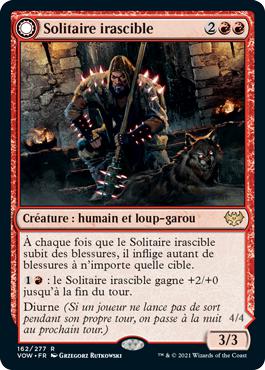 Solitaire irascible -> Vengeur de la hurlemeute - Innistrad : noce écarlate