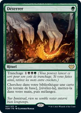 Déterrer - Innistrad : noce écarlate