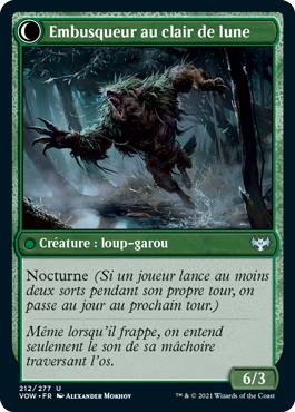 Embusqueur au clair de lune - Innistrad : noce écarlate