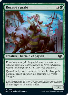 Recrue rurale - Innistrad : noce écarlate