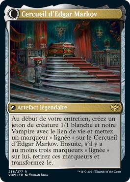 Cercueil d'Edgar Markov - Innistrad : noce écarlate