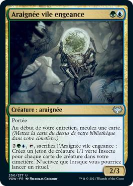 Araignée vile engeance - Innistrad : noce écarlate