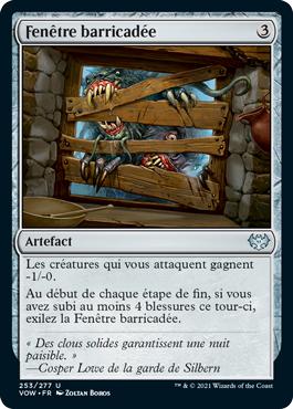 Fenêtre barricadée - Innistrad : noce écarlate