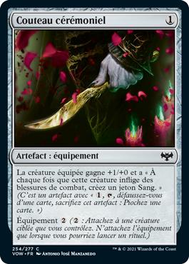 Couteau cérémoniel - Innistrad : noce écarlate