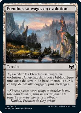 Étendues sauvages en évolution - Innistrad : noce écarlate