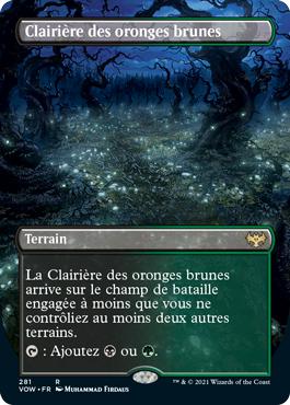 Clairière des oronges brunes - Innistrad : noce écarlate