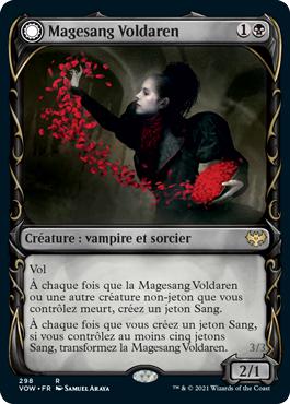 Magesang Voldaren -> Invocatrice d'hémochiroptères - Innistrad : noce écarlate