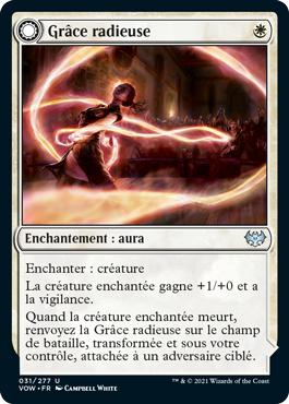 Grâce radieuse -> Restrictions radieuses - Innistrad : noce écarlate