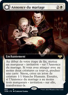 Annonce du mariage -> Festivités du mariage - Innistrad : noce écarlate