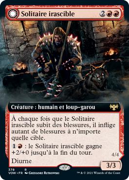 Solitaire irascible -> Vengeur de la hurlemeute - Innistrad : noce écarlate