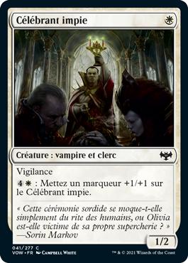 Célébrant impie - Innistrad : noce écarlate