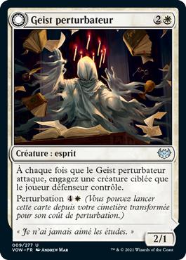 Geist perturbateur -> Perturbation rusée - Innistrad : noce écarlate