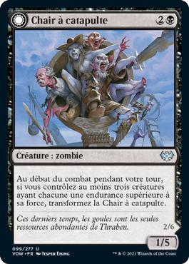 Chair à catapulte -> Capitaine de catapulte - Innistrad : noce écarlate