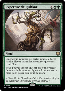 Expertise de Rishkar - Les friches d'Eldraine Commander