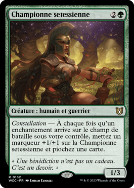 Championne setessienne - Les friches d'Eldraine Commander