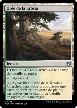 Orée de la Krosia - Les friches d'Eldraine Commander