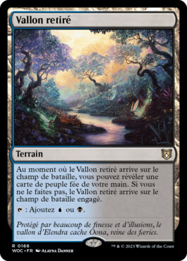 Vallon retiré - Les friches d'Eldraine Commander