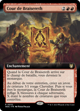 Cour de Braisereth - Les friches d'Eldraine Commander