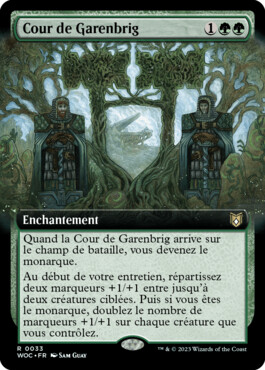 Cour de Garenbrig - Les friches d'Eldraine Commander