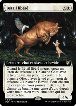 Bétail libéré - Les friches d'Eldraine Commander