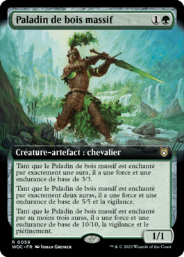 Paladin de bois massif - Les friches d'Eldraine Commander