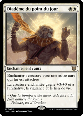 Diadème du point du jour - Les friches d'Eldraine Commander