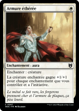 Armure éthérée - Les friches d'Eldraine Commander