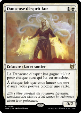 Danseuse d'esprit kor - Les friches d'Eldraine Commander