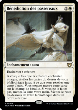 Bénédiction des passereaux - Les friches d'Eldraine Commander