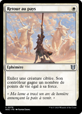 Retour au pays - Les friches d'Eldraine Commander