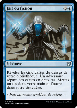 Fait ou fiction - Les friches d'Eldraine Commander