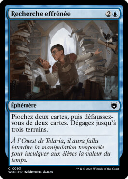 Recherche effrénée - Les friches d'Eldraine Commander