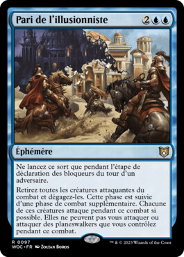 Pari de l'illusionniste - Les friches d'Eldraine Commander