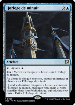 Horloge de minuit - Les friches d'Eldraine Commander